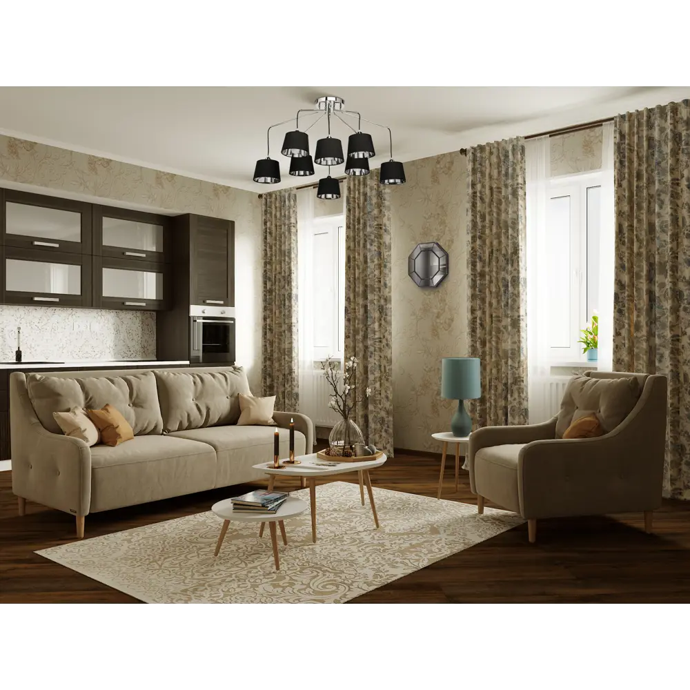 Ковер вискоза Genova 009/656590 160x230 см цвет слоновая кость RAGOLLE STLM-2136362 - Вид №3