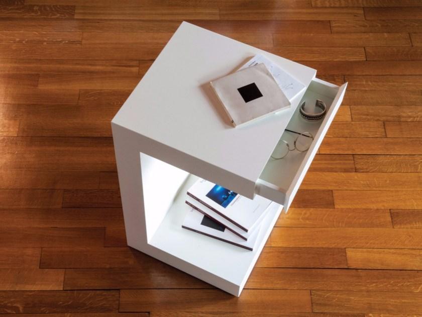 IFT Лаковая прикроватная тумба на колесиках sun-id-1423134 - Вид №1