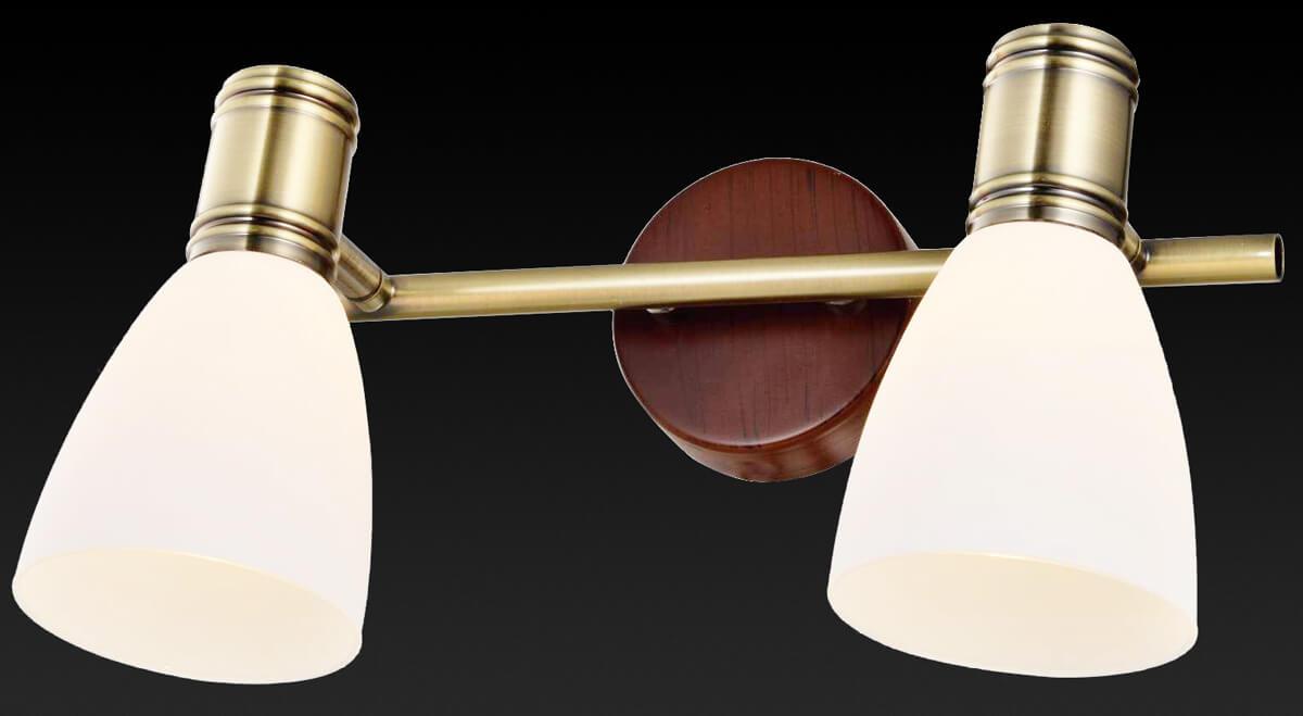 Спот настенный на 2 лампы белый Sharyl TL3720Y-02BB TOPLIGHT SHARYL 00-3926403 Белый;золото  - Вид №2