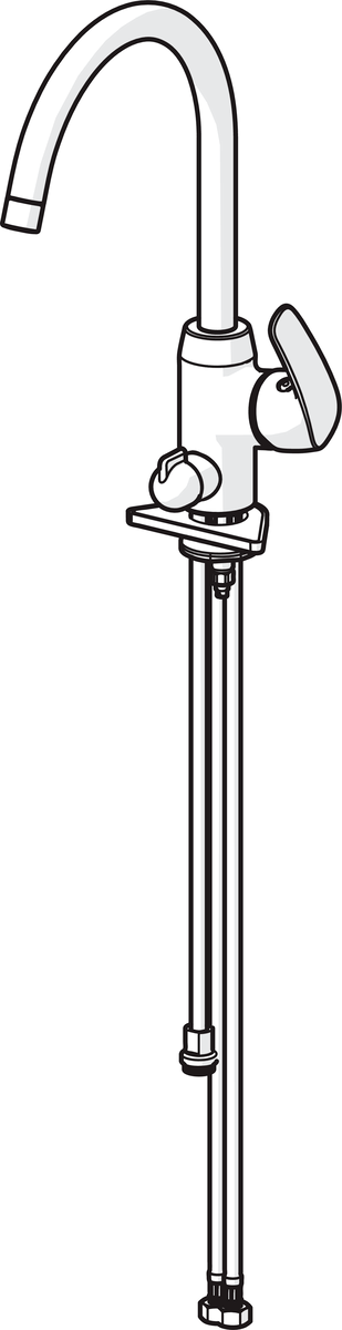 Oras 1029F Смеситель для кухни с клапаном 1029F Safira Хром  - Вид №3