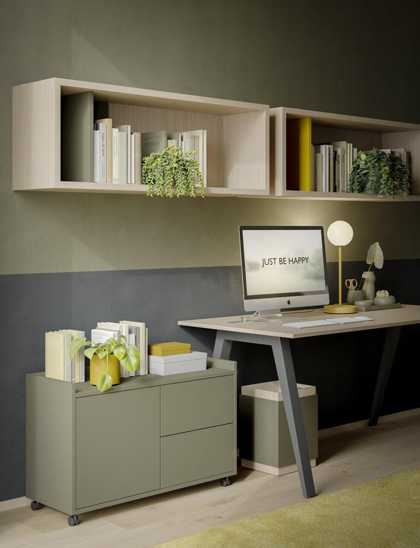 PROF Рабочий стол из дерева с системой управления кабелями Dodici sun-id-1491140 - Вид №6