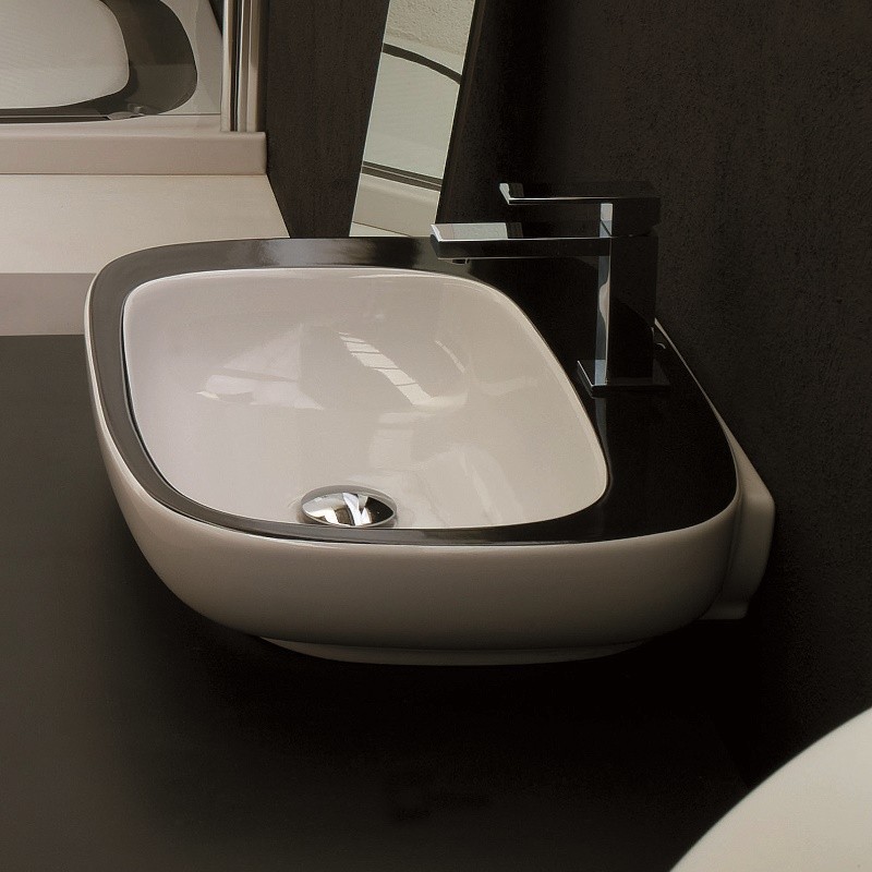 43367 Накладная раковина на столешницу  овальная Ceramica Hidra  - Вид №5