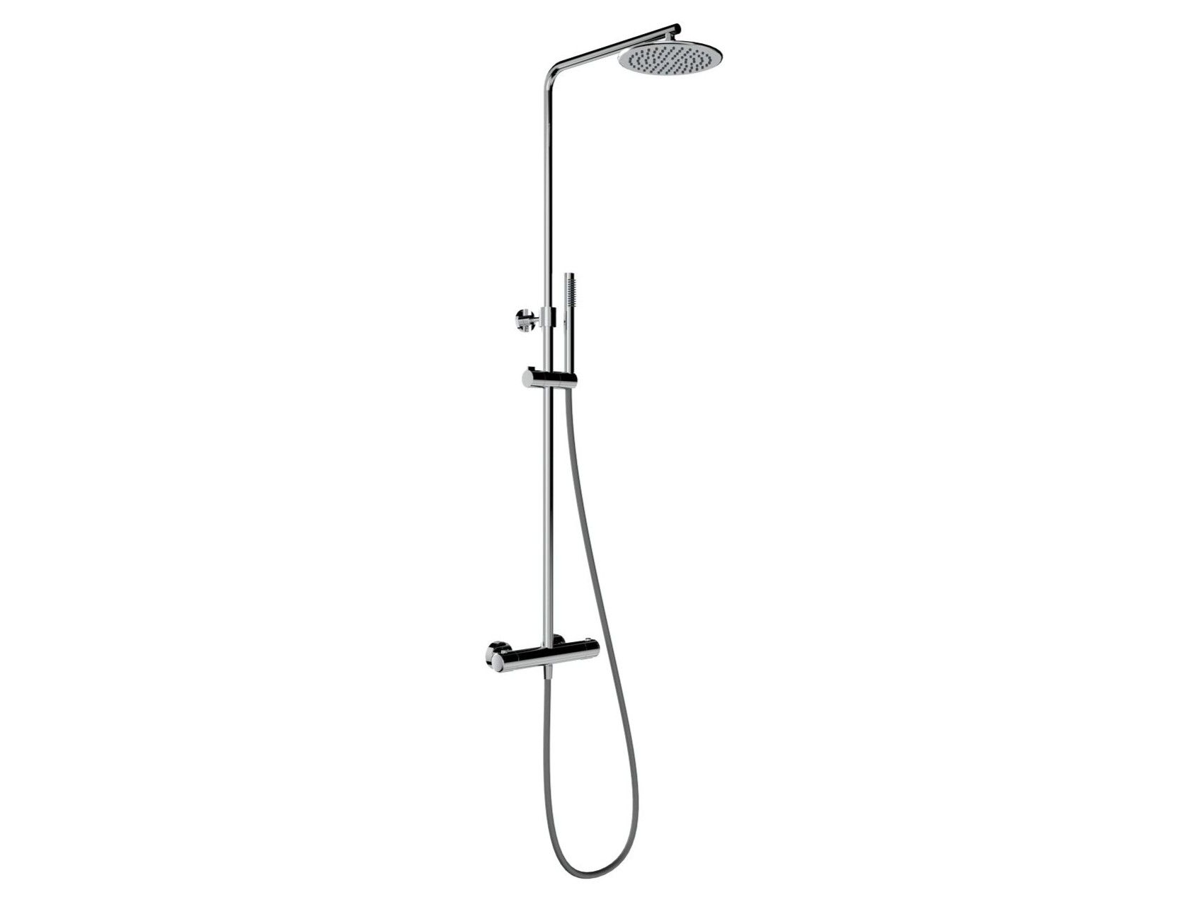 Термостатическая душевая колонка с ручным душем Ercos Round-T ARCH-00053766