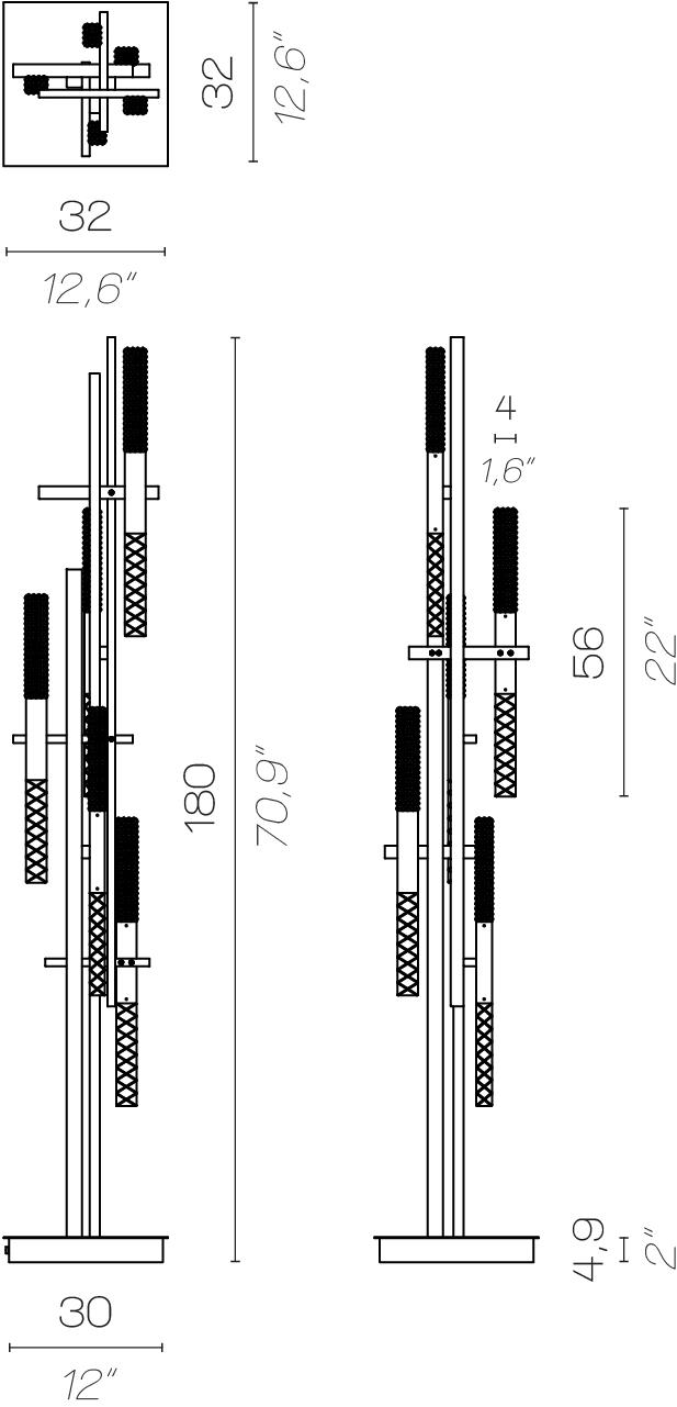 Contardi Светодиодный торшер Mikado sun-id-1503203 - Вид №5