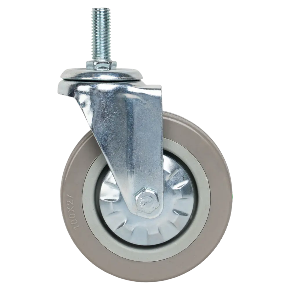 Колесо поворотное без тормоза 100 мм до 70 кг цвет серый Santreyd STLM-2064179 - Вид №1