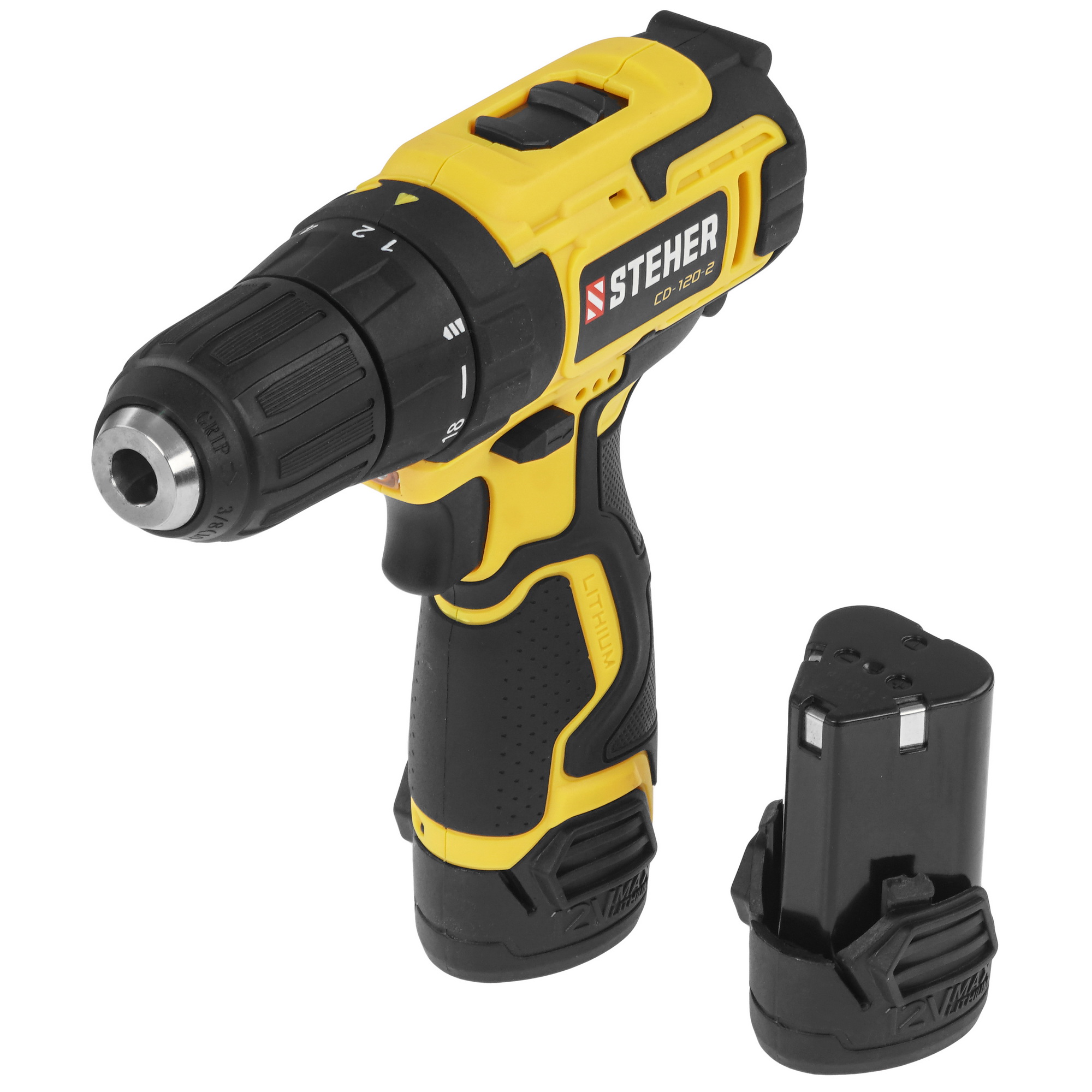 Дрель-шуруповерт STEHER CD-120-2 5451682 STDN-0046788 - Вид №1