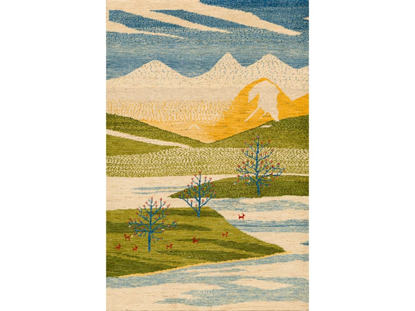Прямоугольный шерстяной ковер Zollanvari Gabbehs Landscapes ARCH-00084903