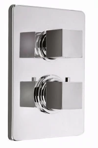 Rubinetteria Giulini Смеситель для душа на 2 отверстия с тарелкой Pablolux F8212-pb