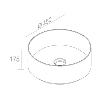 L625T0R0V0.100 Накладная раковина круглая A. e T. Italia Fly Белый глянцевый AeT ITALIA - Вид №1