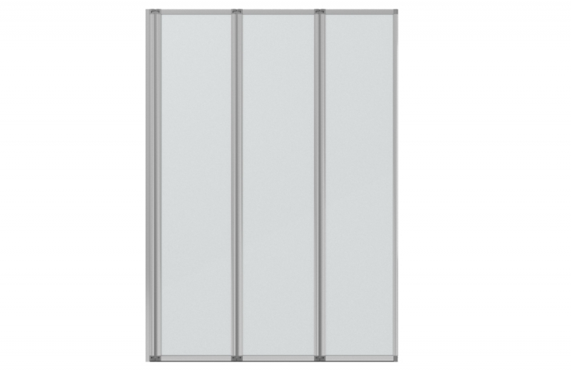 BG100.5320A Душевое ограждения на борт вынны Bravat Китай ALFA - Вид №3