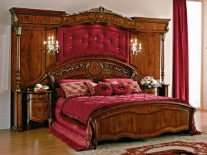 Barnini Oseo Двуспальная кровать с высоким изголовьем Reggenza 1126 + 1127