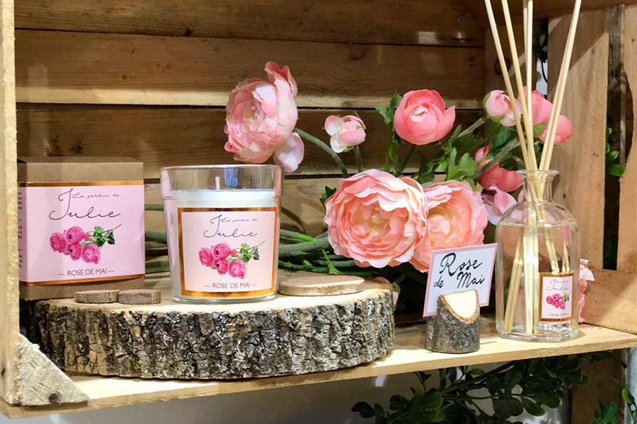VV008RMLJ Свеча ароматическая , le jardin de julie, майская роза, 30 ч Ambientair  - Вид №1