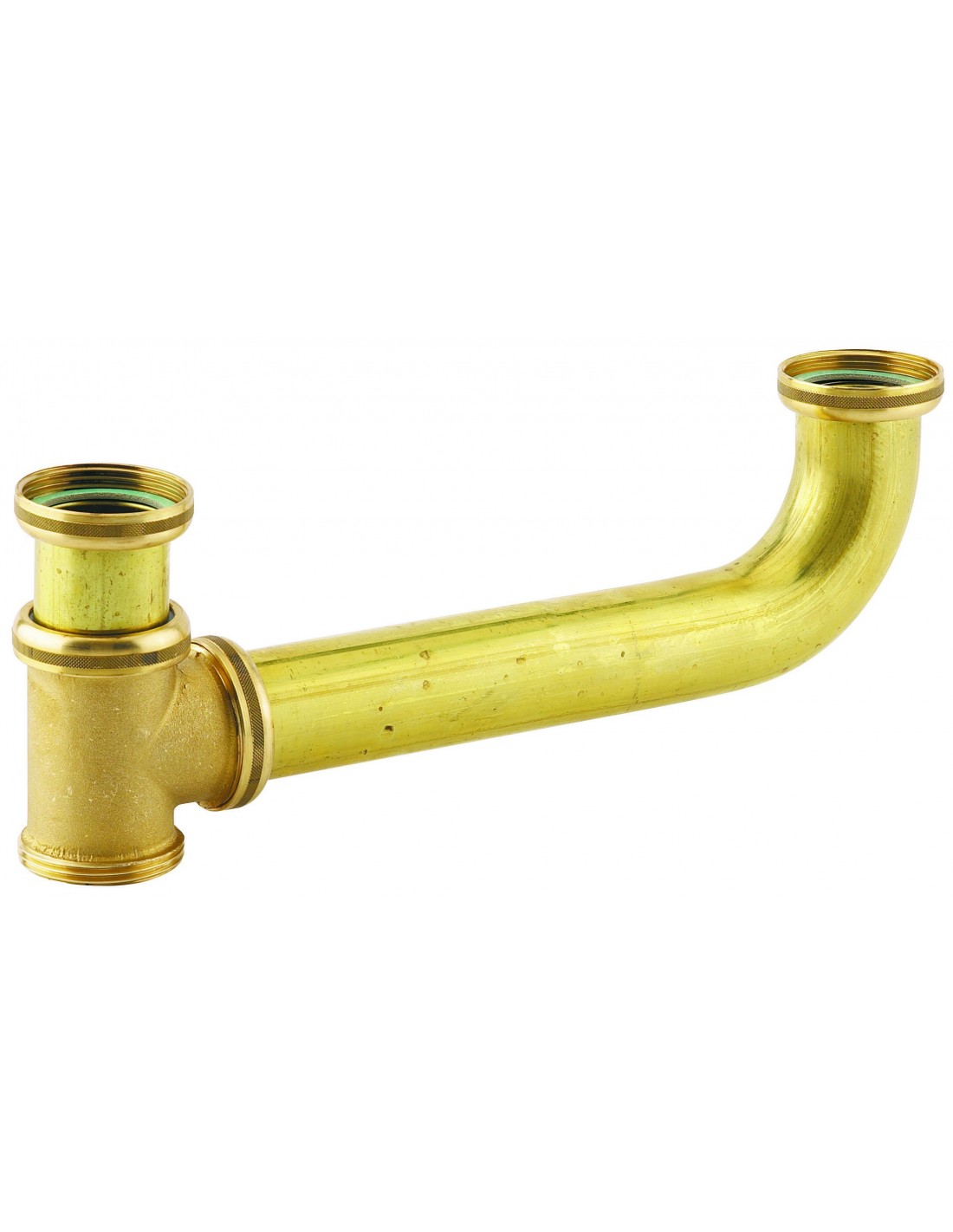 380100 009 00  Трубка для мойки с 2 чашами, регулируемое межосевое расстояние, выход 1 "1/2, латунь Valentin Латунь 