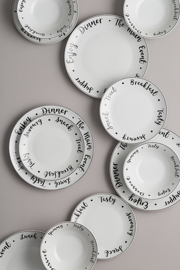 P_0059.612 Тарелка carnaby script d 21 см Price&Kensington  - Вид №4