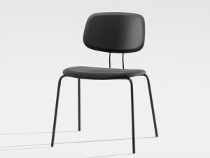 Деревянный стул с мягким сиденьем