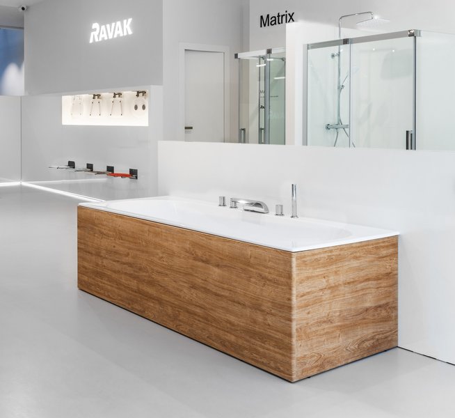 Передняя панель180 для ванны CITY сатиновое дерево с креплением Ravak X000001107 - Вид №4