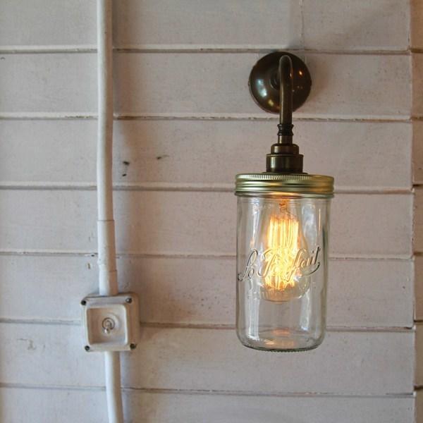 Mullan Lighting Настенный светильник с прямым светом ручной работы Jam jar Mlwl220  - Вид №2