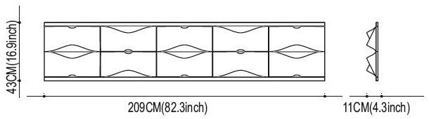 Quasar Настенный светильник / трехмерное покрытие из меди sun-id-1488305 - Вид №6