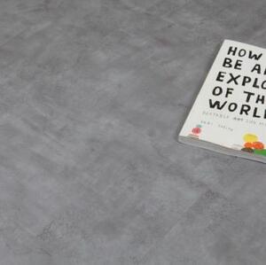 Виниловый ламинат Decoria Office Tile Бетон Пантеон Dt 742 Плитка и камень (Рельефная) 470х470 мм.