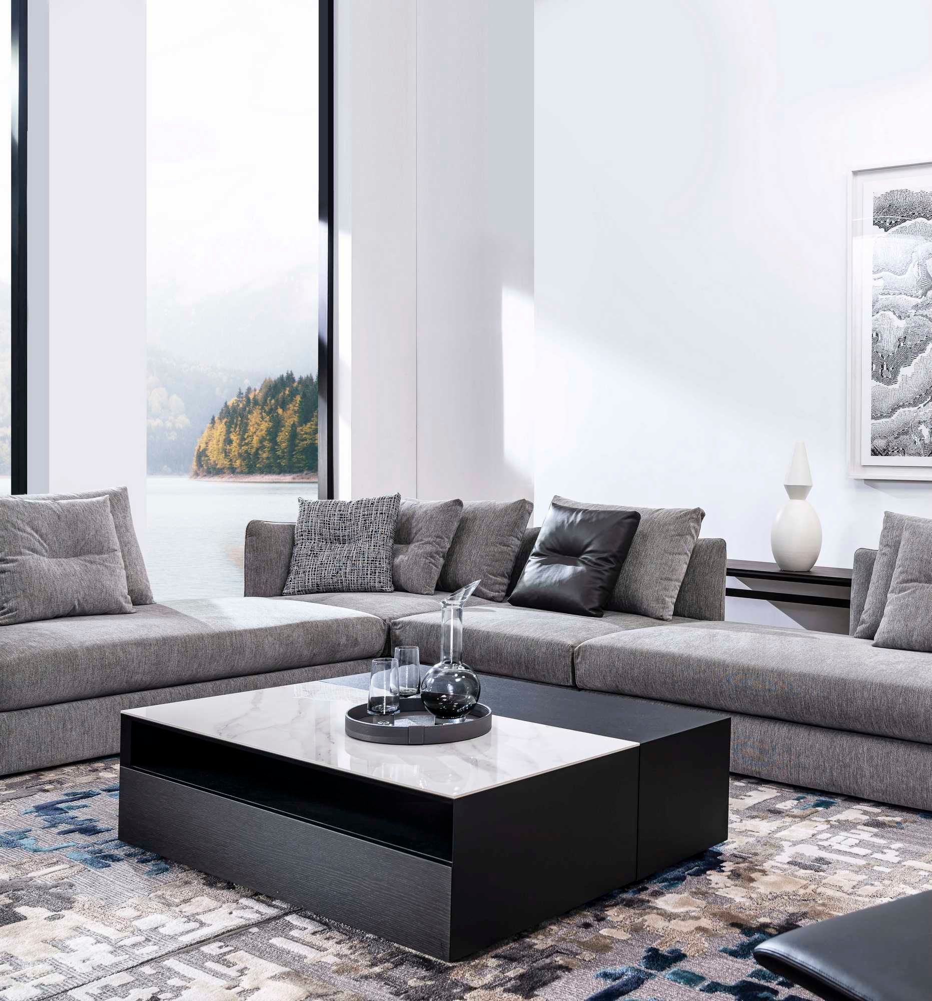 Журнальный столик из каррарского мрамора с отсеком для хранения CAMERICH BLEND ARCH-00060224 - Вид №5