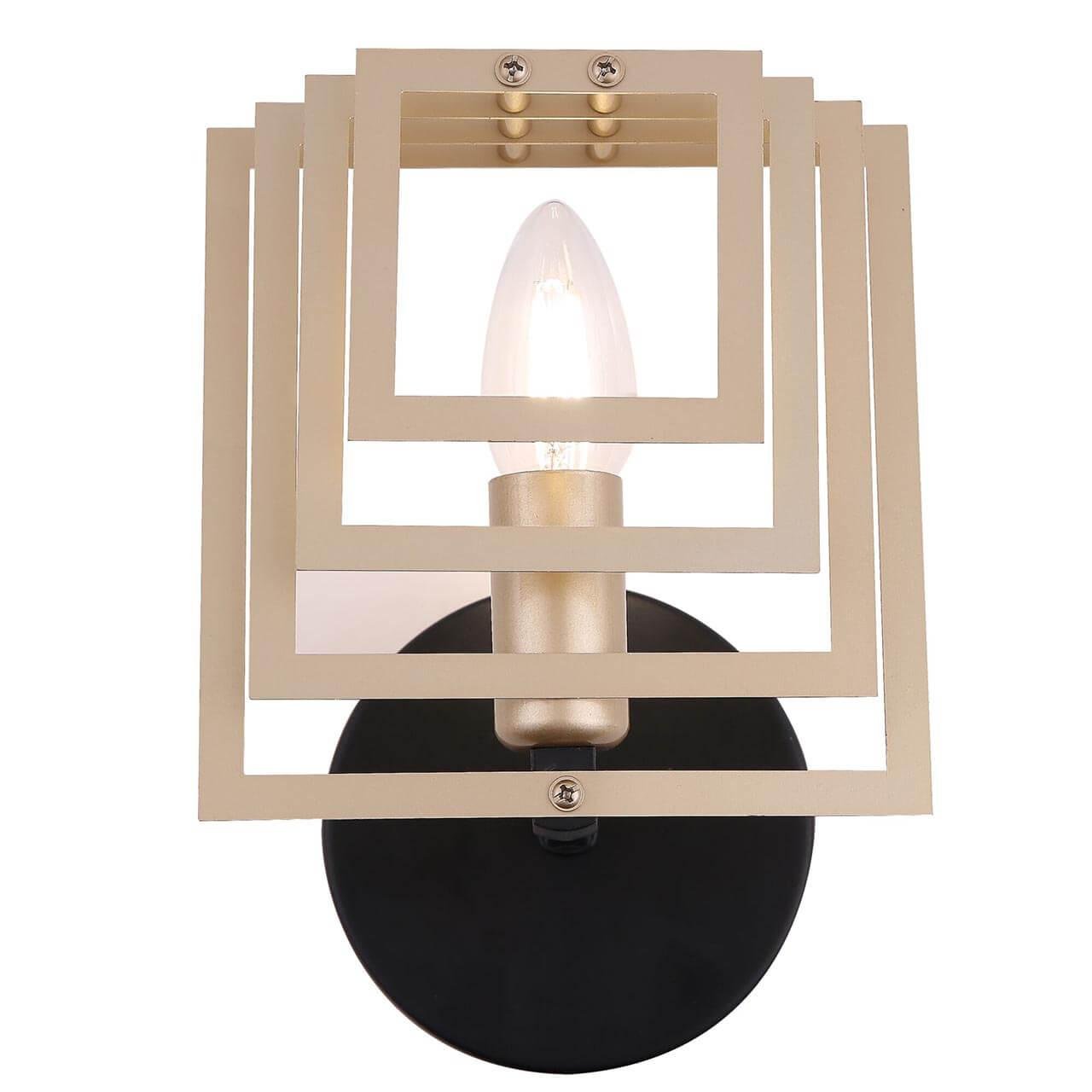 Бра с металлическим плафоном шампань Fabiana FR5005WL-01B FREYA FABIANA 00-3930151 Желтый;черный - Вид №1