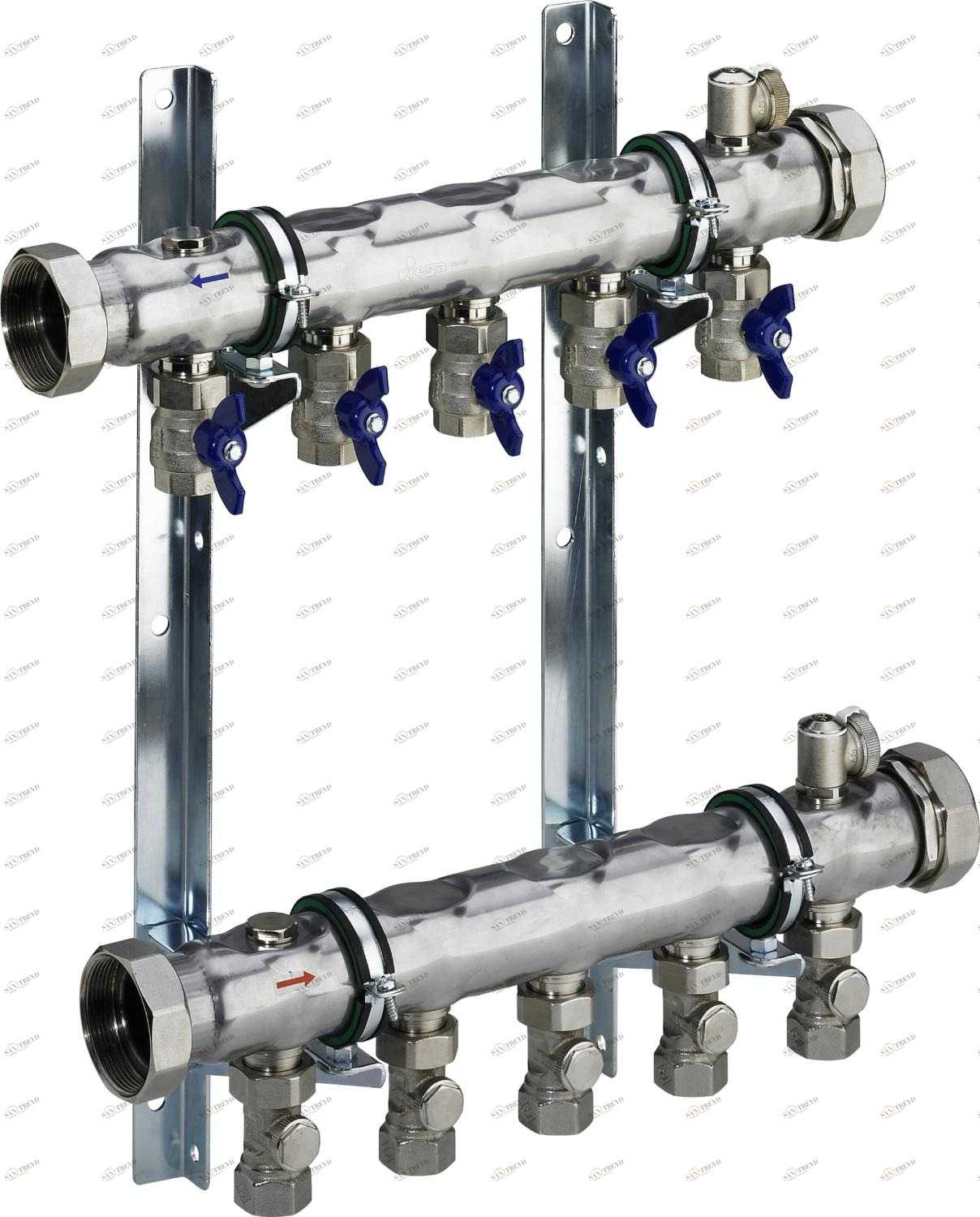 620 813 Модель 1007 Трубопроводные системы  Fonterra панельное отопление  Коллекторы  Нержавеющая сталь Santreyd 