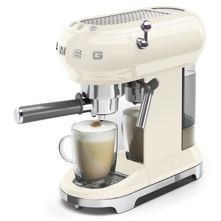 Кофемашина-эспрессо Smeg, кремовая ECF01CREU - Вид №2
