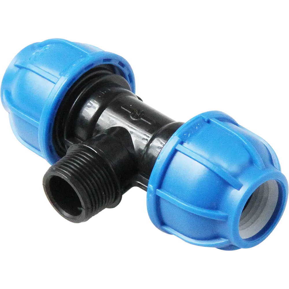 Тройник комбинированный ПНД Unio 25x1/2"x25 мм НР 77025000025M012 82149030 STLM-2149593 
