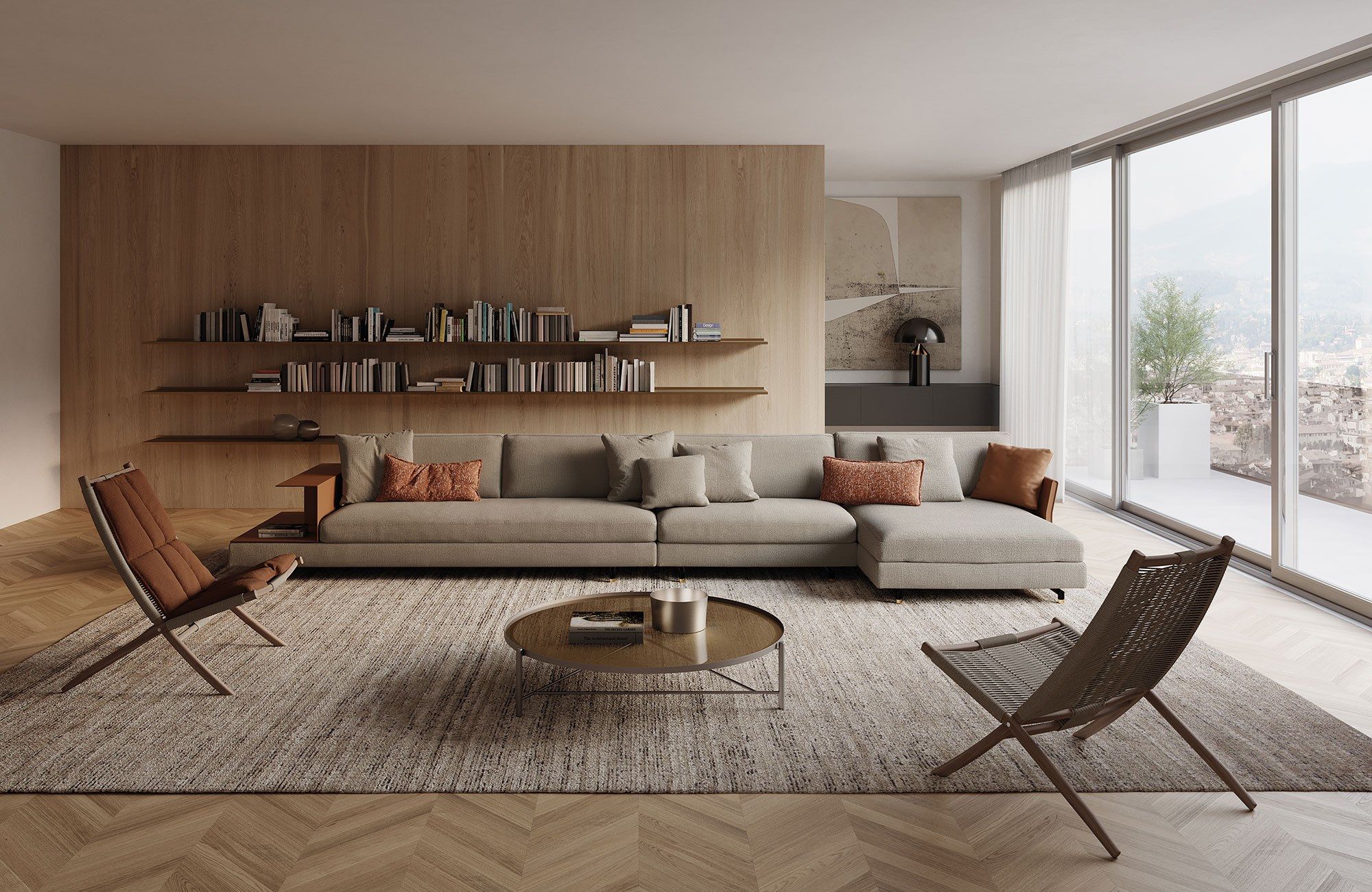 Съемный диван из ткани Frigerio Davis ARCH-00023709 - Вид №8