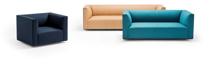 Andreu World Кресло из ткани с подлокотниками Grand raglan Bu2114 - Вид №1