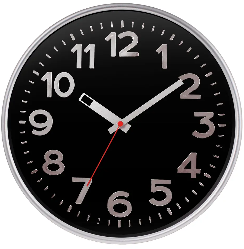 Настенные часы Troykatime Silver Classic - элегантный хронометр для современного интерьера 84759067