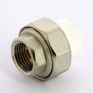 Муфта В разборная PRO AQUA полипропиленовая 20х1/2'