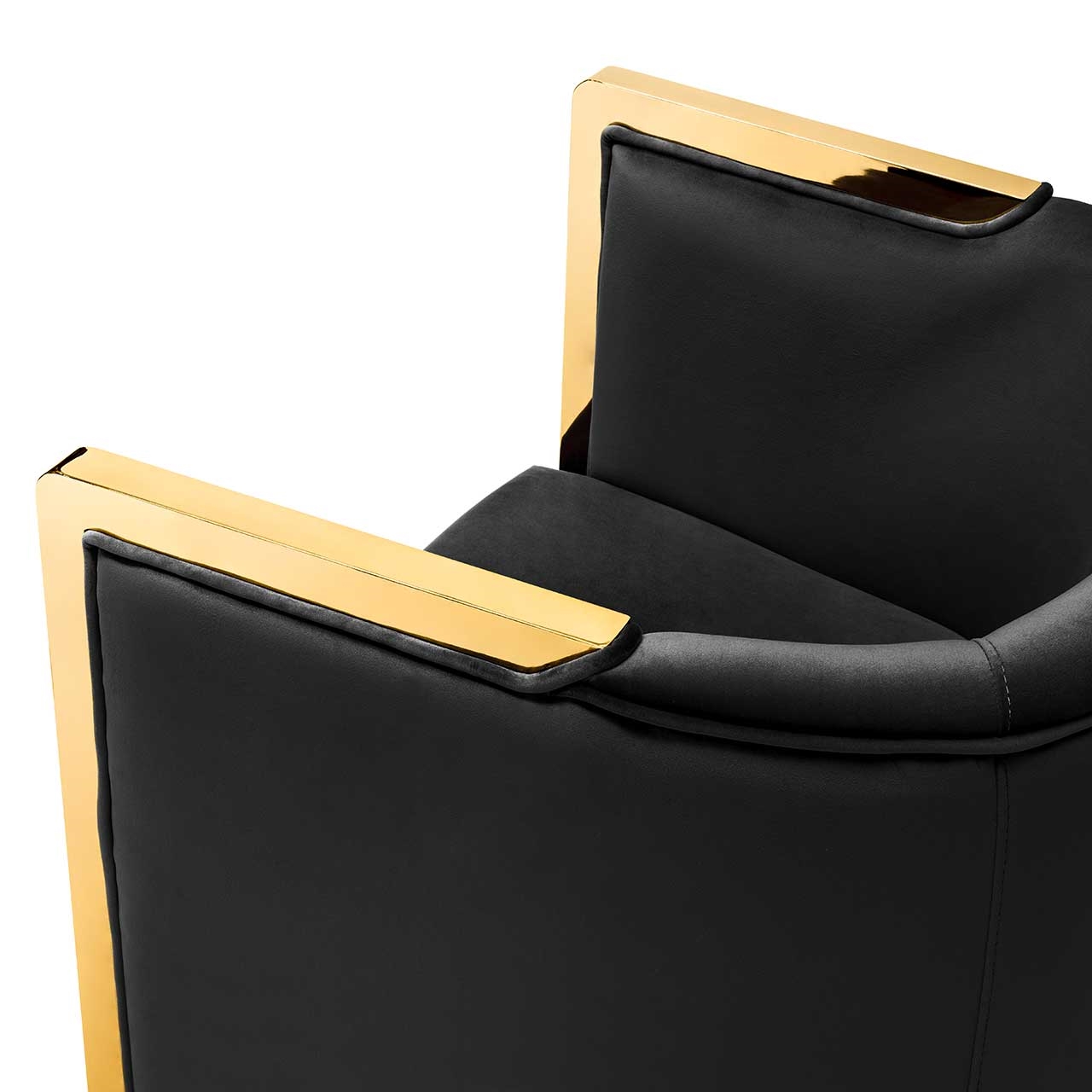 700417-BS ABHIKA СТУЛ GARDA ROUND BLACK/SILVER  - Вид №12