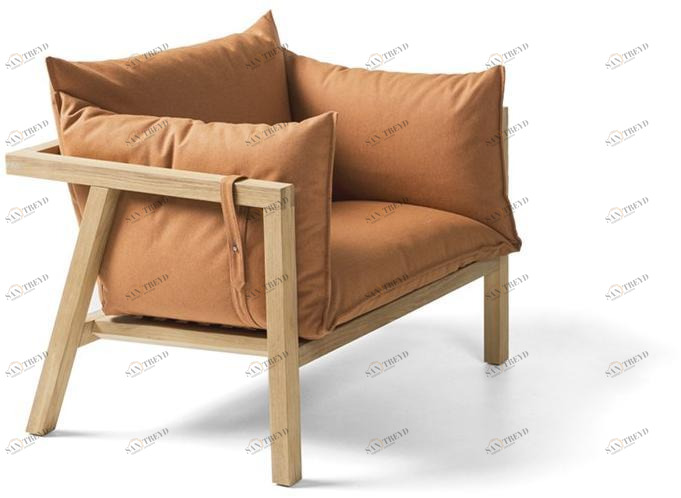 prostoria Садовое кресло с подлокотниками, обитое тканью Umomoku sun-id-1385420