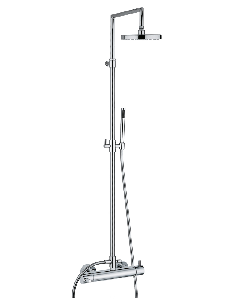 0411/5A Bellosta Rubinetterie ТЕРМОСТАТИЧЕСКИЙ СМЕСИТЕЛЬ ДЛЯ ВНЕШНЕГО ДУША С ПОЛНЫМ ШТОКОМ Bambu