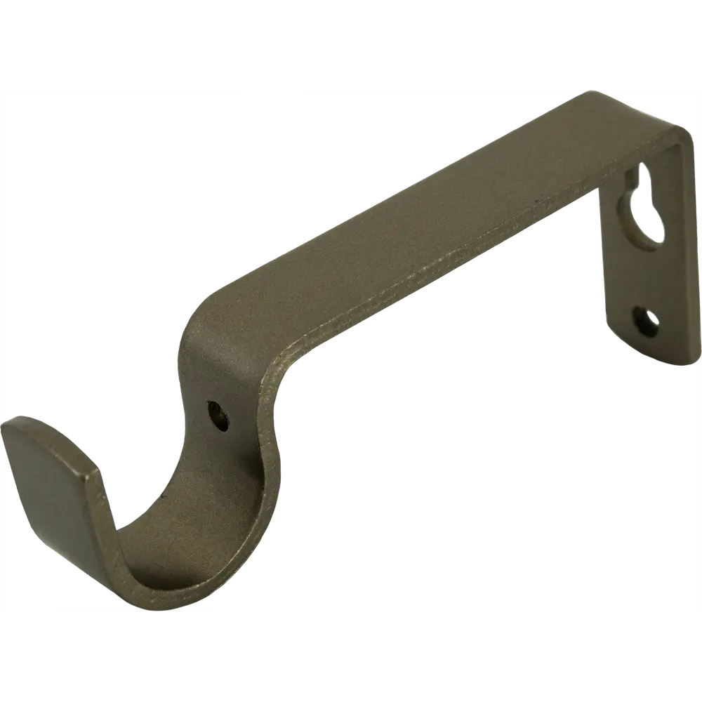 Держатель однорядный простой Orbis металл цвет графит 2 см STLM-2123103