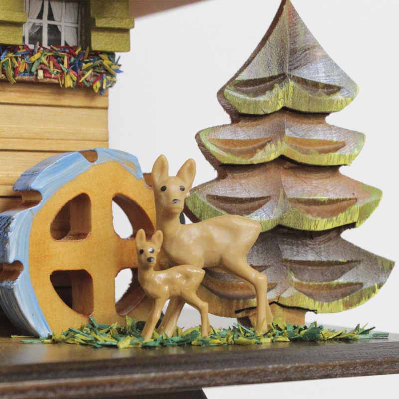 Часы настенные коричневые с кукушкой Sars 8M SARS ДИЗАЙНЕРСКИЕ 00-3967469 Коричневый  - Вид №3