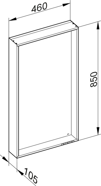 33096ZZ1500 Зеркало с подсветкой KEUCO Plan - Вид №13