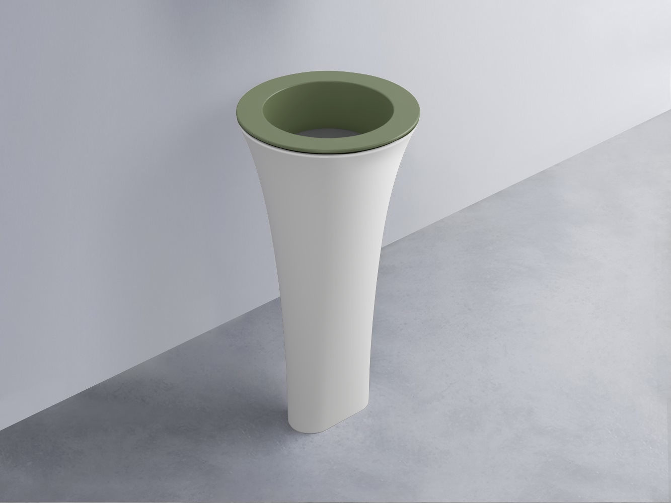 AMLA45-AG+AMPILT-CM+AMCOLT-BL Раковина Amedeo Tondo отдельностоящая cielo Enjoy + Amedeo Ceramica Cielo