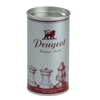 Мельница для перца серебристо-коричневая 10 см, в подарочной коробке Palace PEUGEOT ДИЗАЙНЕРСКИЕ 00-3952133 Коричневый  - Вид №2