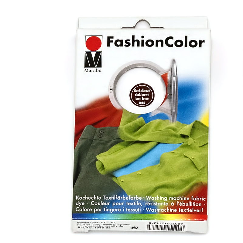 174023045 _Fashion Color краситель для окраски ткани в стиральной машине 045 коричневый Marabu 