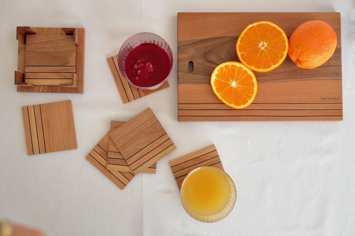 Каботажное судно из грецкого ореха Deodara Linear ARCH-00080791 - Вид №3