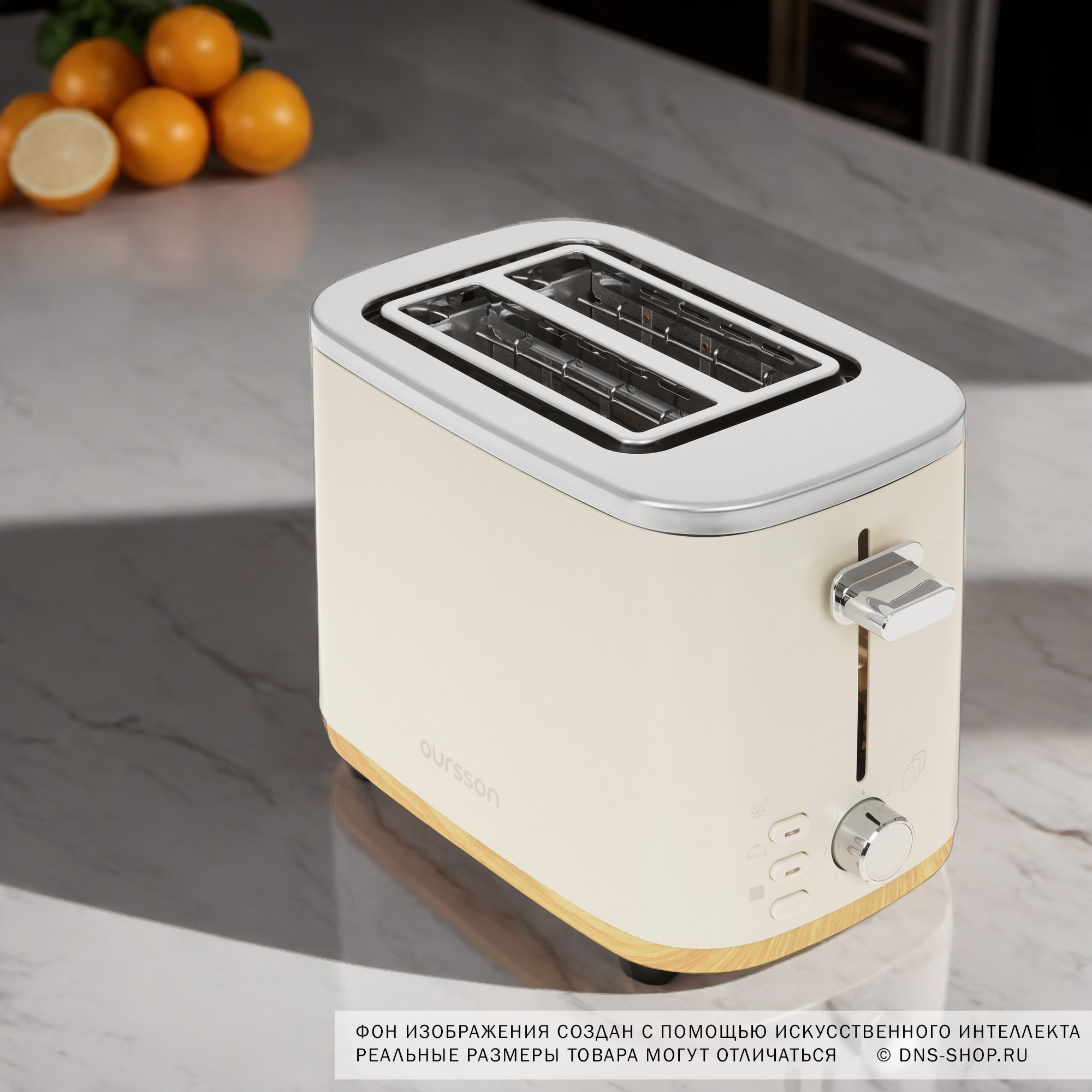 9079233 Тостер Oursson TS2106/IV бежевый STDN-0044532 - Вид №8
