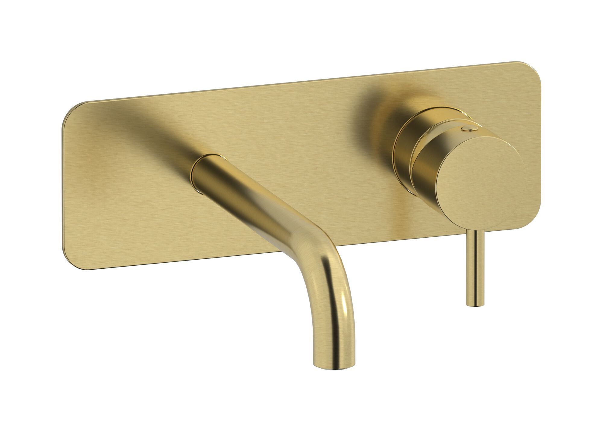 Настенный смеситель для раковины с 2 отверстиями и автоматическим сливом IB Milano Torino ARCH-00009603 - Вид №3