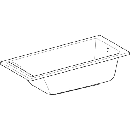 554.305.01.1 Прямоугольная ванна Geberit Renova Plan Geberit  - Вид №11