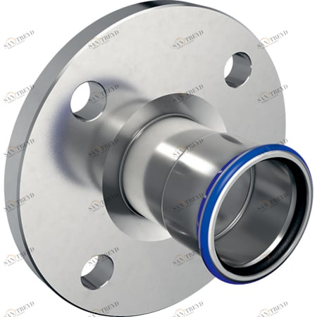 GEBERIT 33732 Фланец Geberit Mapress из нержавеющей стали, PN 10/16, с прессовым соединением 