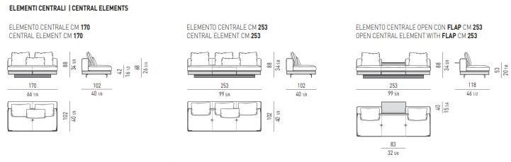 Minotti Секционный кожаный диван Connery sun-id-1360756 - Вид №21