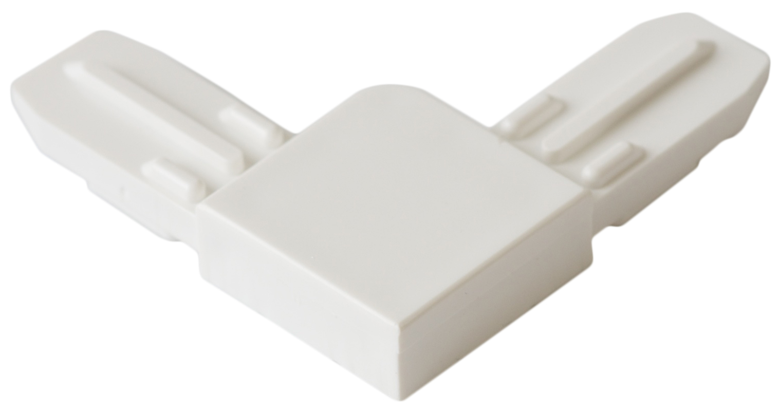 84966611 Уголки для москитных сеток пластик цвет белый STLM-0057462 PALLADIUM 