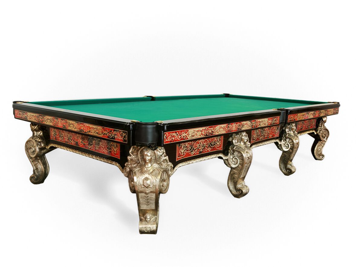 Деревянный и металлический прямоугольный бильярдный стол Hermelin biliardi классические игровые столы ARCH-00117647