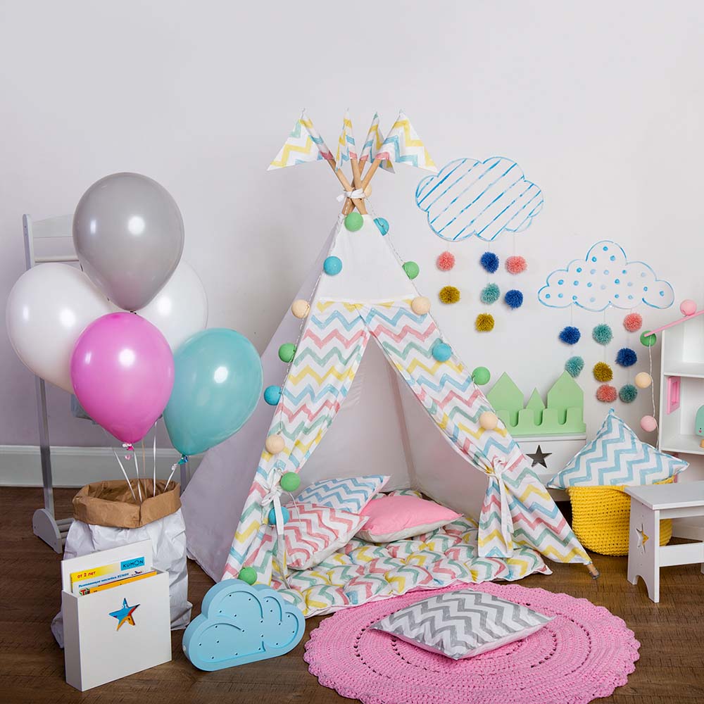 Детский табурет белый со звездочкой VAMVIGVAM  282235 Белый Santreyd  - Вид №5